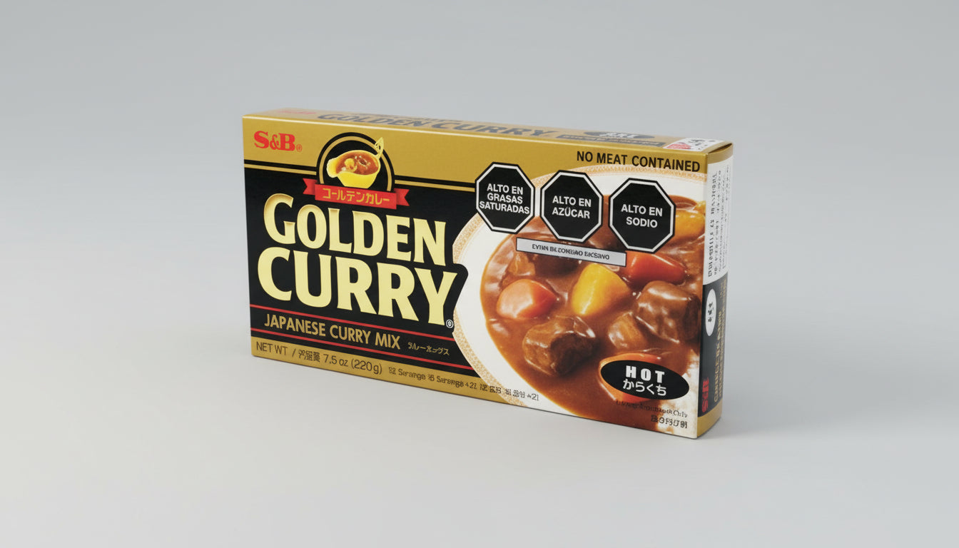 Curry Japonés S&B Golden Curry Picante (Hot) 220 g
