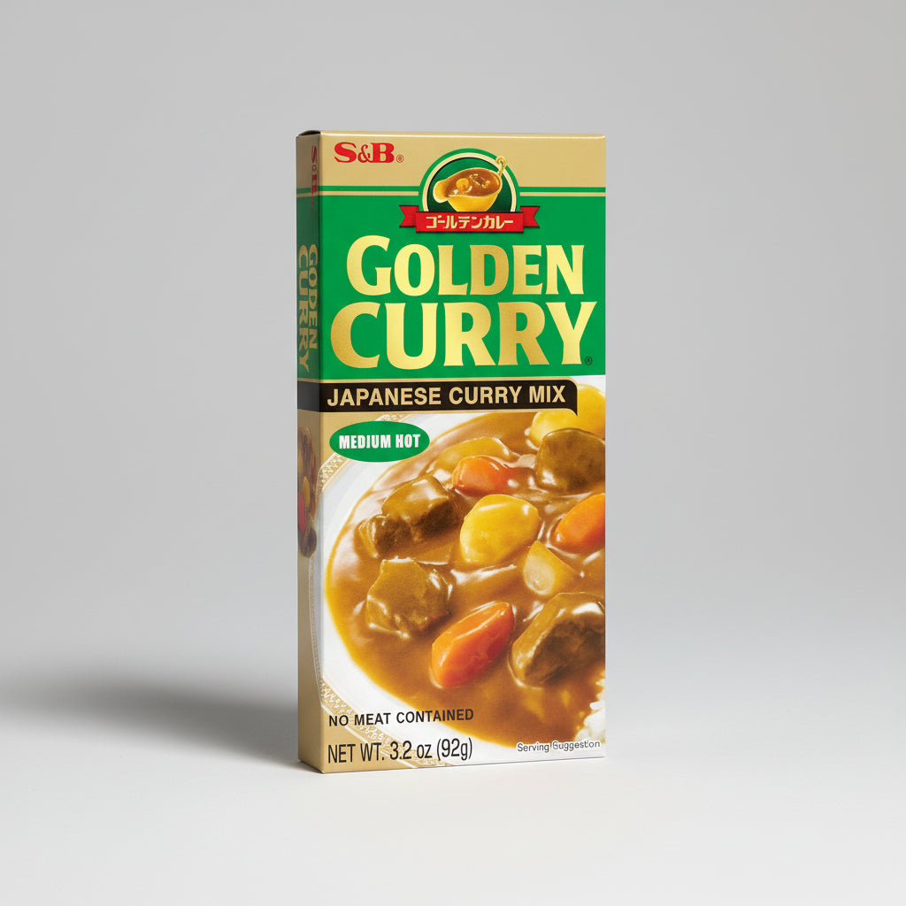 Curry Japonés S&B Golden Curry Picante Medio 92 g