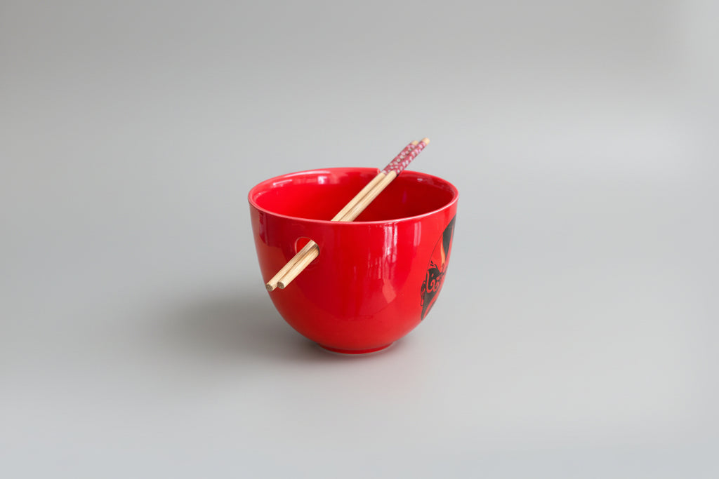 Juego de Bowls Rojo y Negro