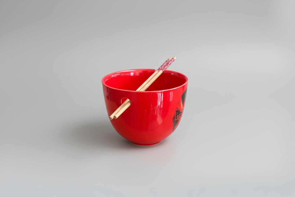Juego de Bowls Rojo y Negro