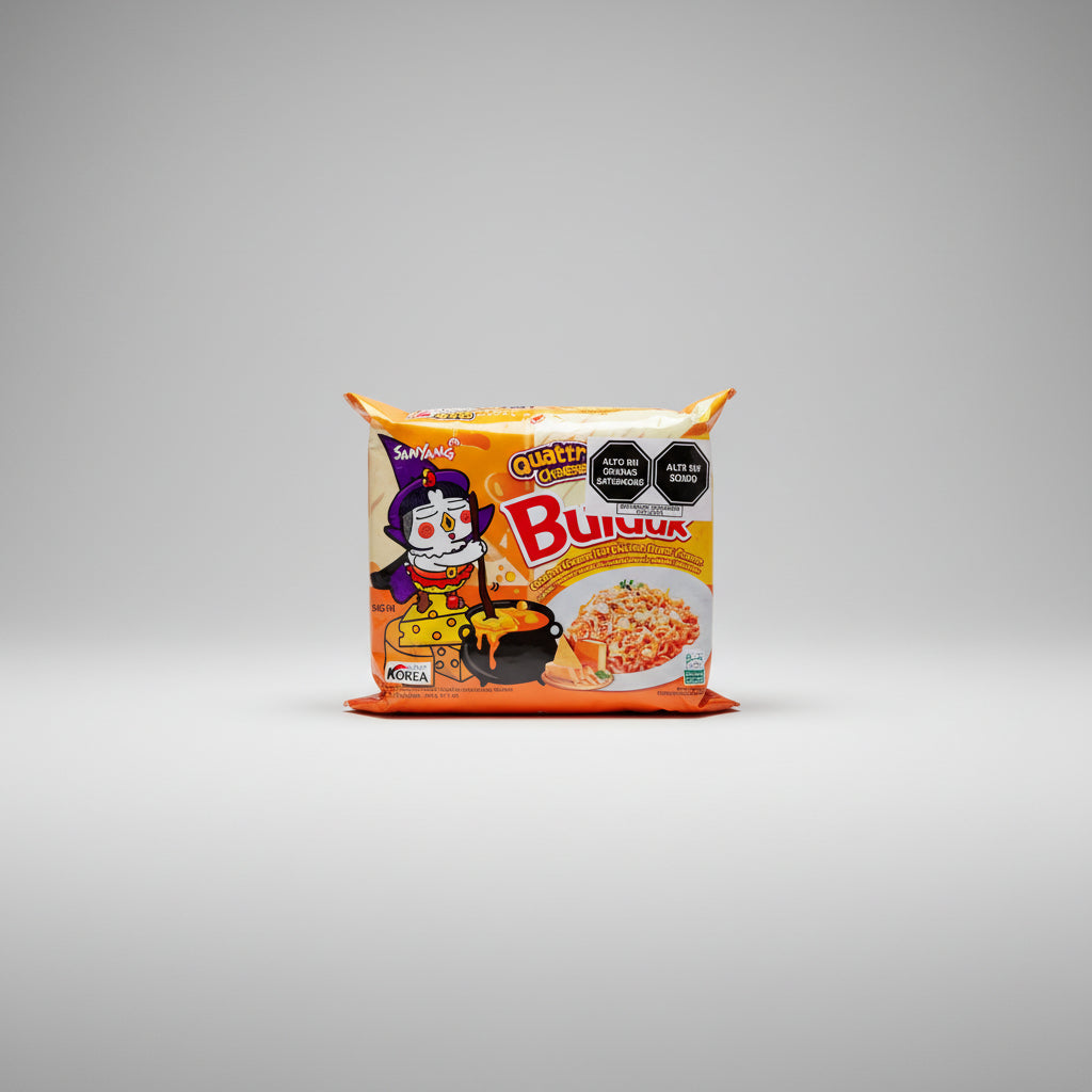 Ramen Picante Samyang Buldak Quattro Cheese – Sabor Pollo Picante