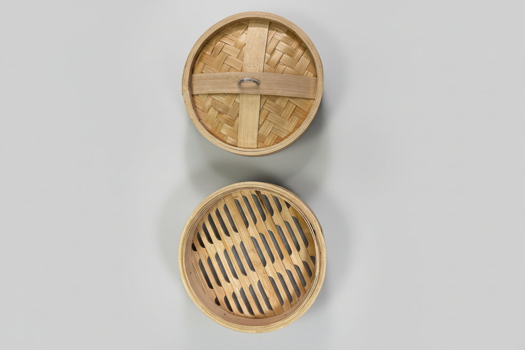 Vaporera 24cm | Bambú Tradicional para Cocina al Vapor