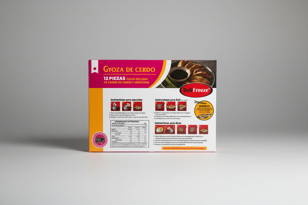 Gyoza de Cerdo DeliFreeze 12 Piezas (216 g)