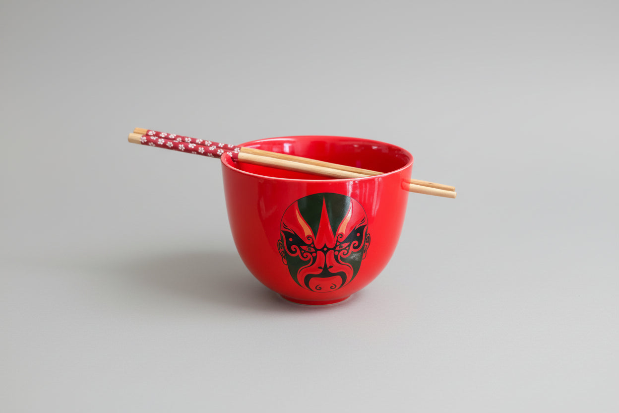 Juego de Bowls Rojo y Negro