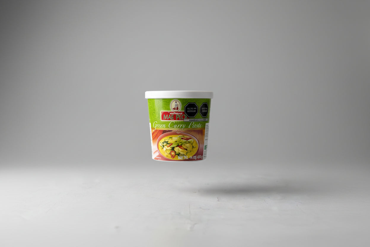 Pasta Curry Verde Mae Ploy 400g – Curry Verde Tailandés Auténtico | Base para Curry Thai Cremoso