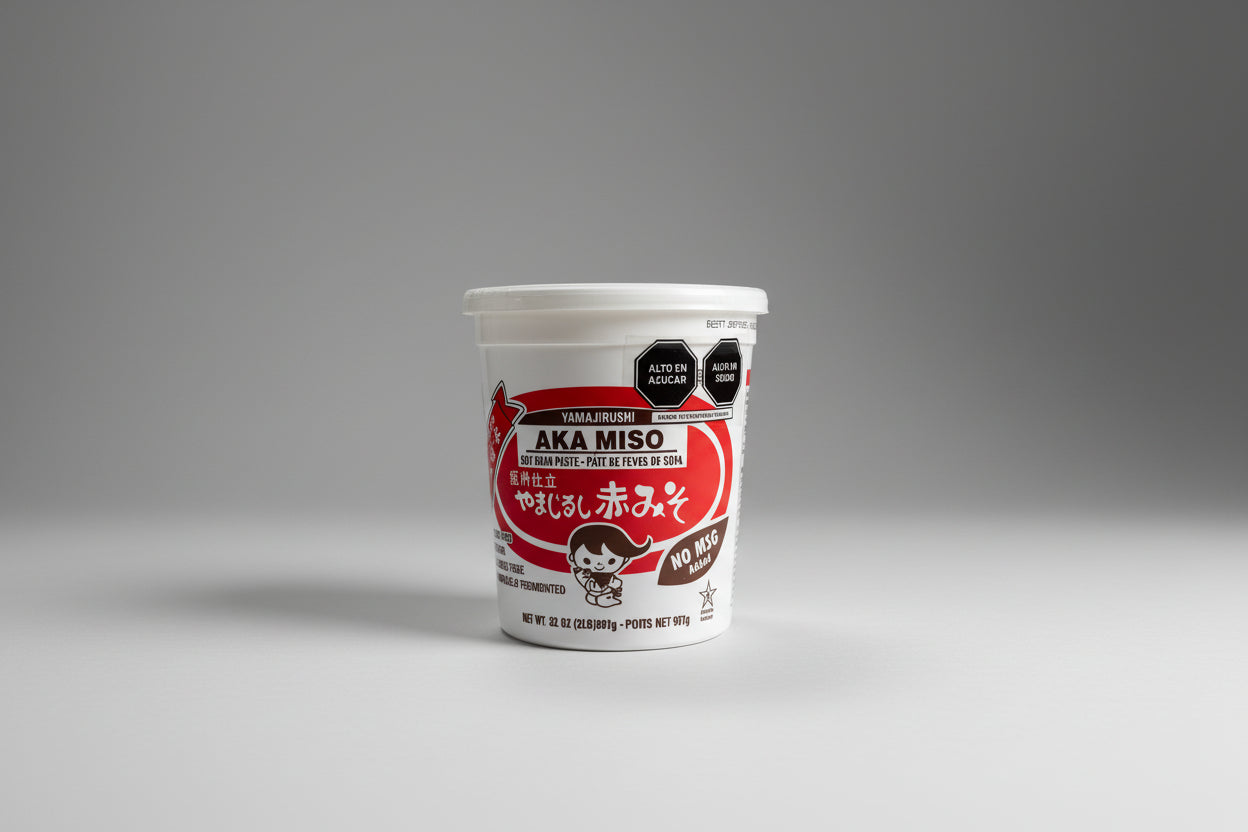 Aka Miso 907g – Pasta de Miso Rojo Japonés | Ingrediente Esencial para Sopa Miso y Cocina Japonesa