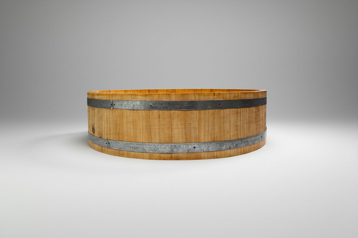 Hangiri 30cm | Bol Japonés de Madera para Arroz de Sushi