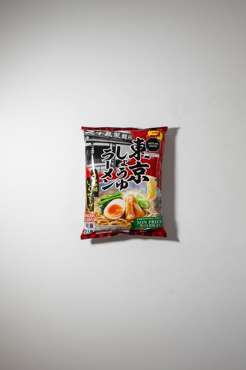 Tokyo Shoyu Ramen – Ramen Japonés Instantáneo Estilo Tokio | Caldo de Salsa de Soya Clásico