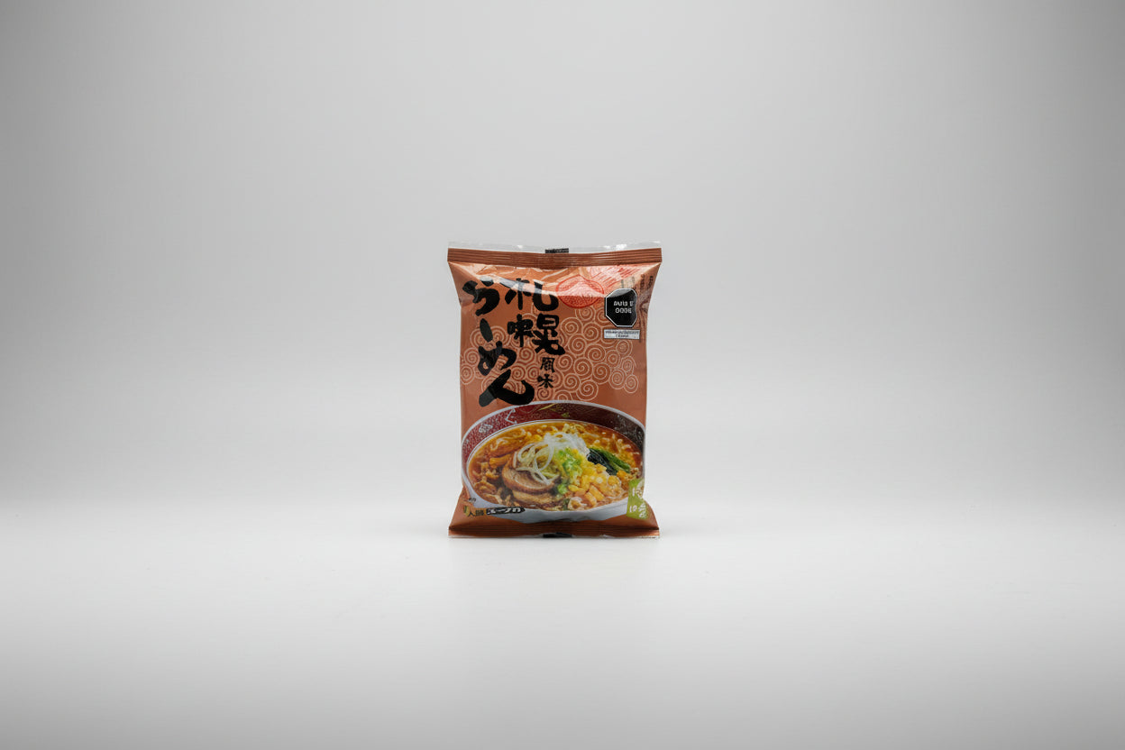 Sapporo Miso Ramen – Ramen Japonés Instantáneo Estilo Sapporo | Caldo de Miso Reconfortante