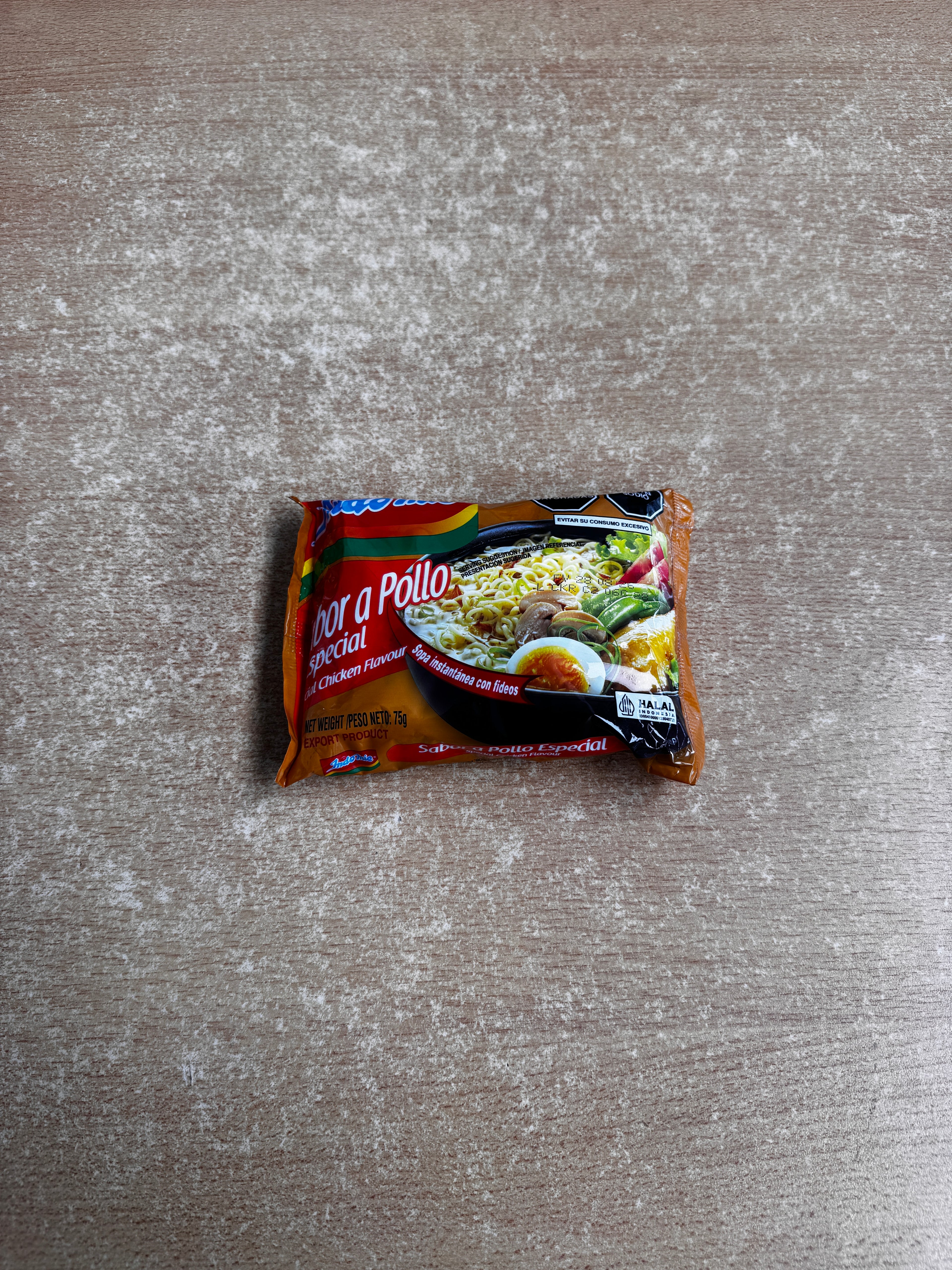 Sopa instantanea de pollo