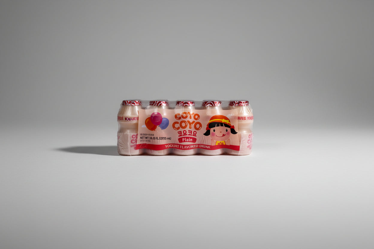 Yogurt Coyo Coyo x 5 Unidades | Bebida Láctea Coreana Dulce y Suave
