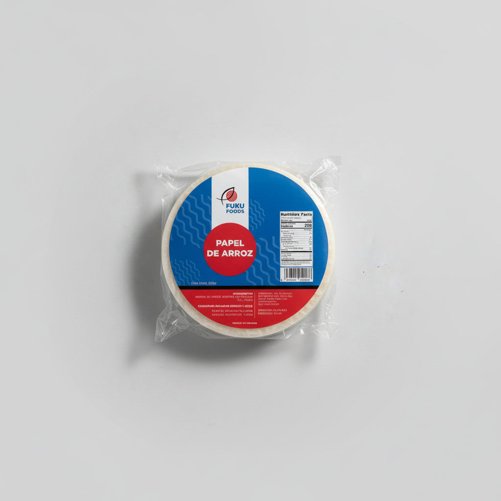 Papel de Arroz Fuku 500g – Obleas de Arroz para Spring Rolls y Rollitos Vietnamitas | Formato Rendidor