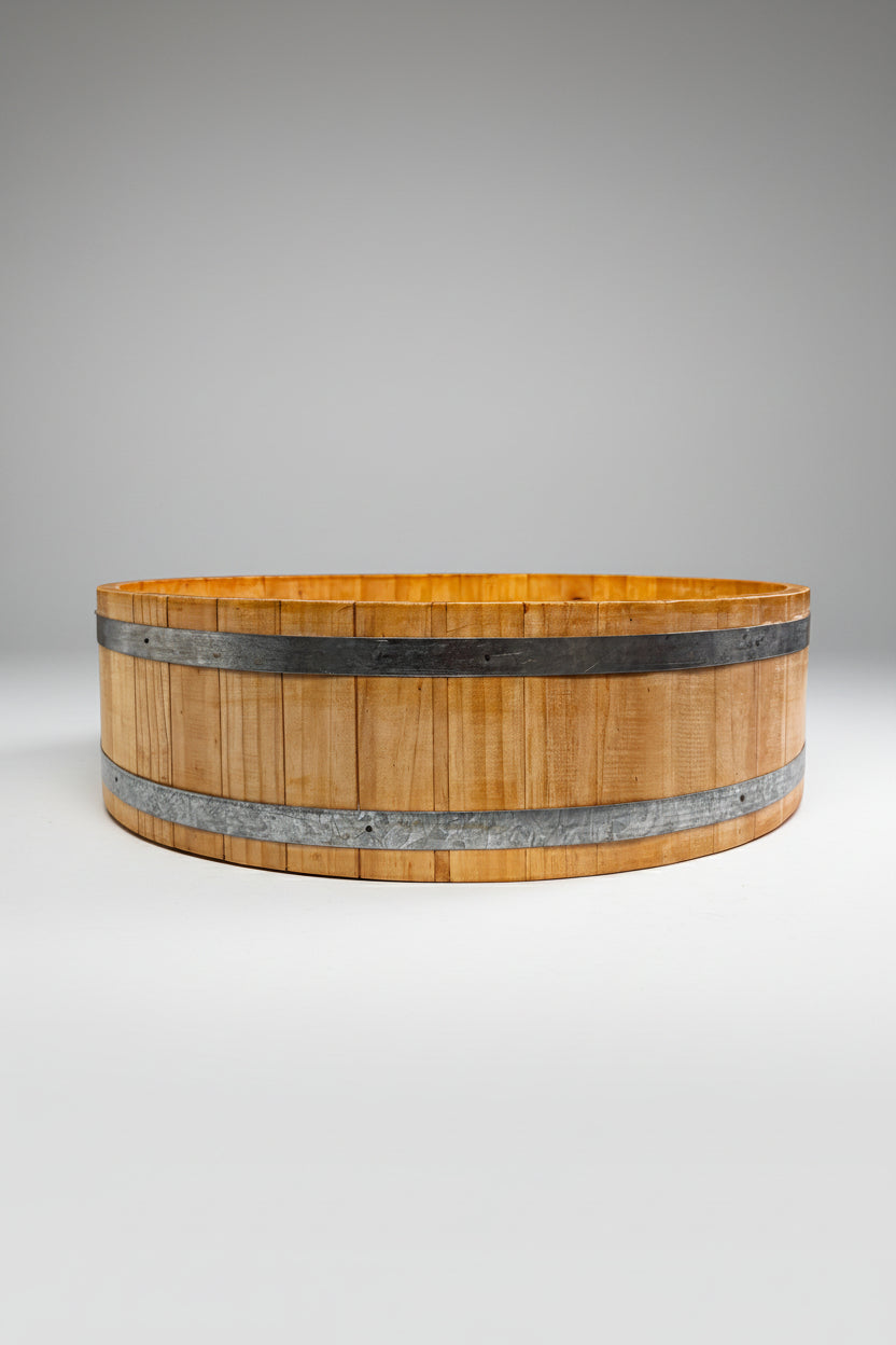 Hangiri 30cm | Bol Japonés de Madera para Arroz de Sushi