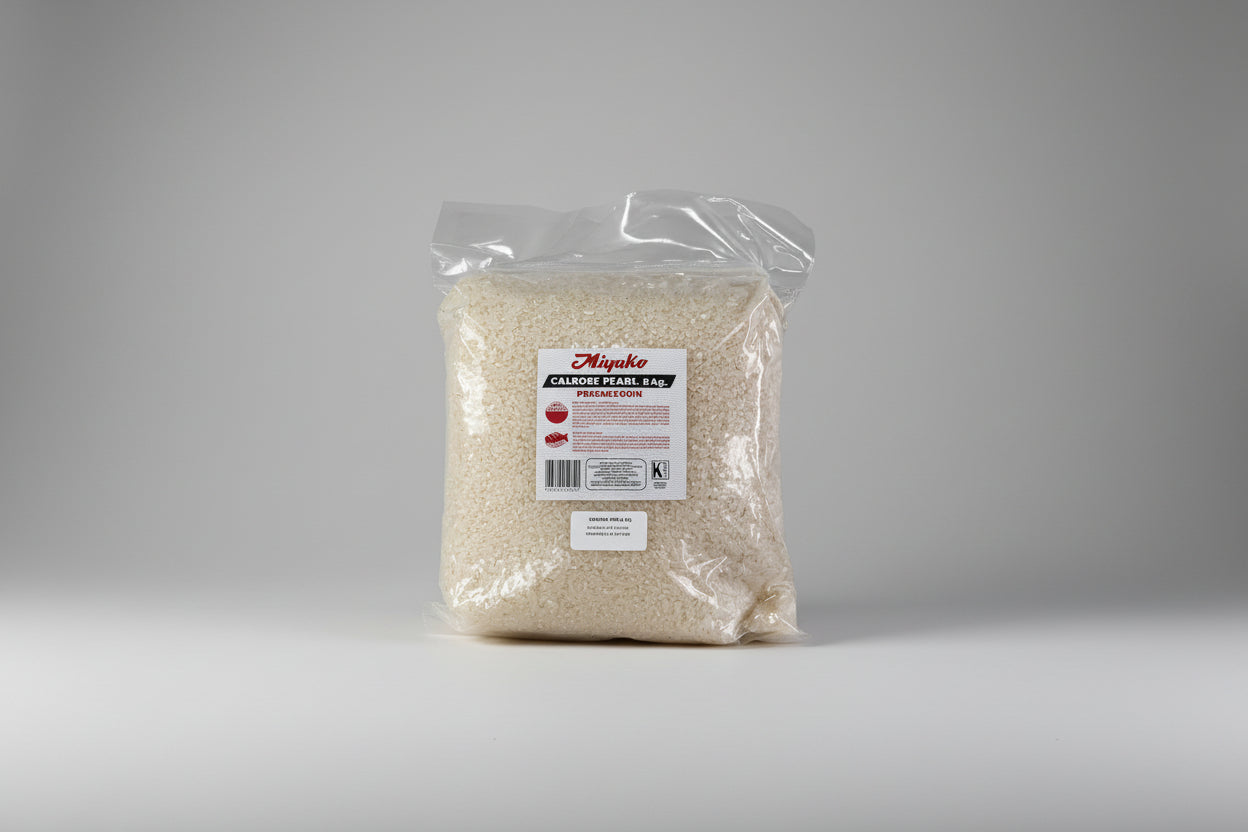 Arroz Miyako Calrose Pearl 5kg | Grano Medio Japonés para Sushi y Más