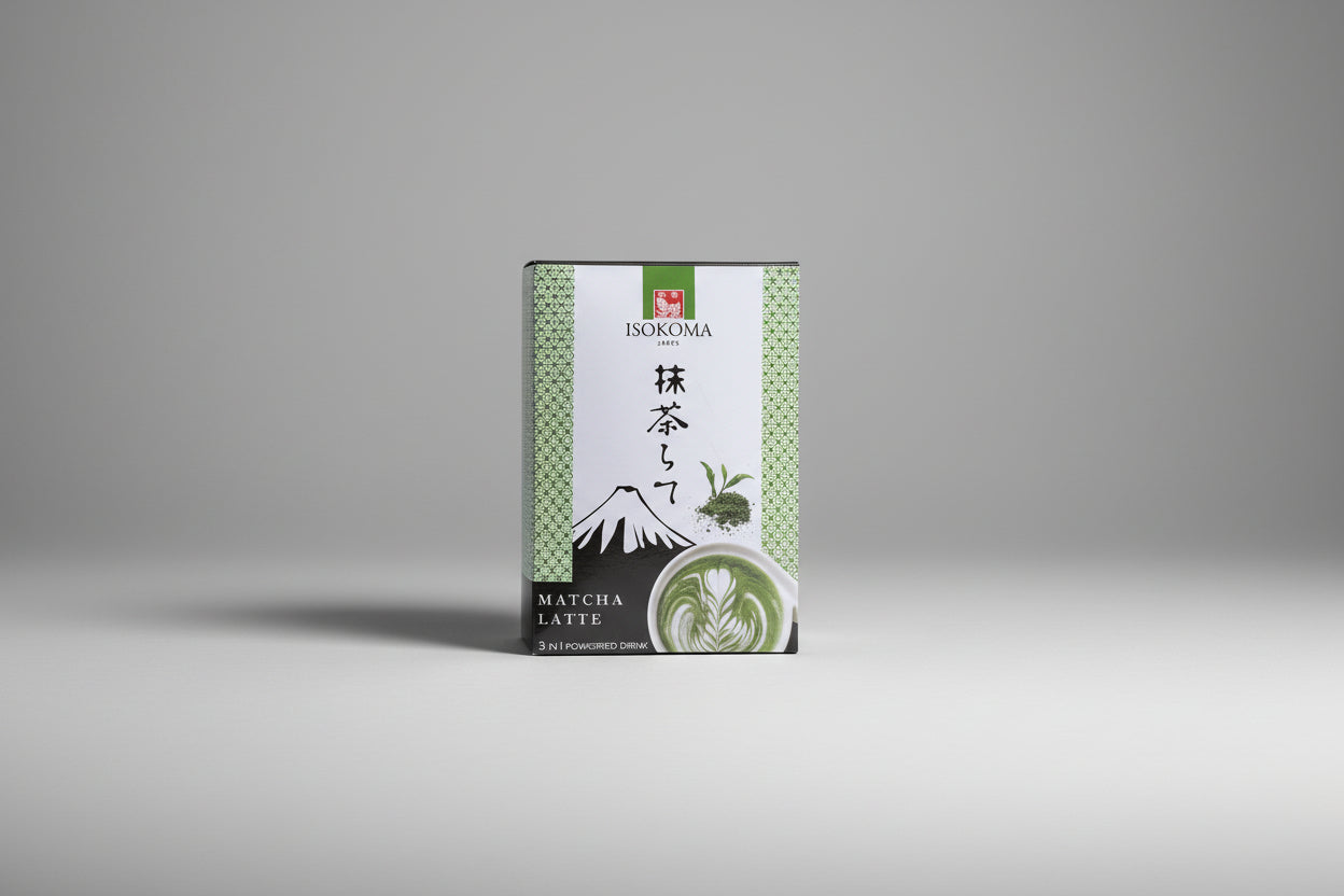 Isokoma Matcha Latte en polvo 3 en 1 (6 sobres) - Ofertas especiales