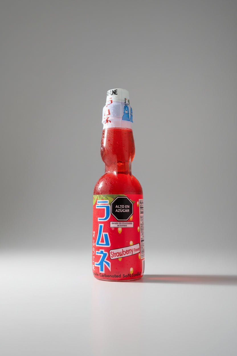 Ramune Gaseosa Japonesa | La Icónica Bebida con Bolita de Vidrio