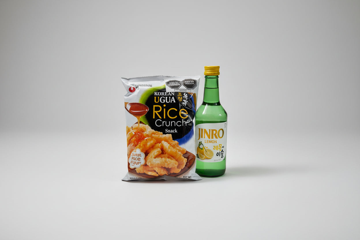 Katashi Bundle - Soju + Cho Chung (Rice Crunch Snack)