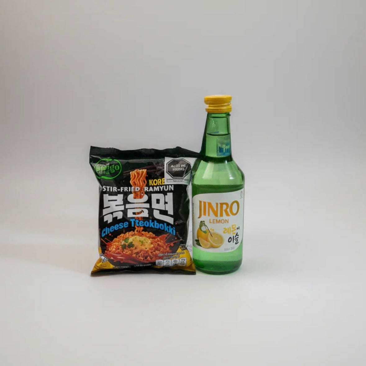 Katashi Bundle Soju + Tallarín estilo Tteokbokki