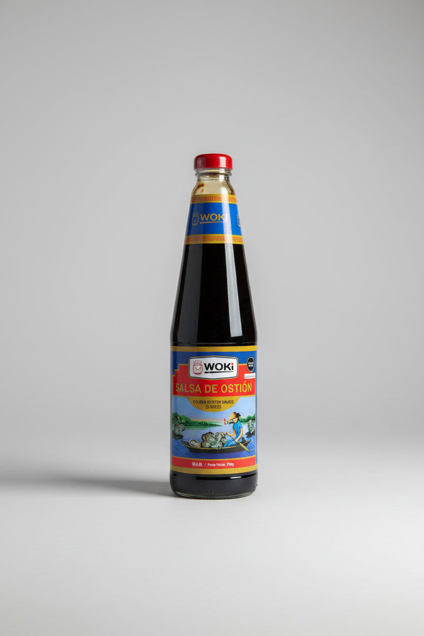 Salsa de Ostión Woki 700g — Botella de Vidrio