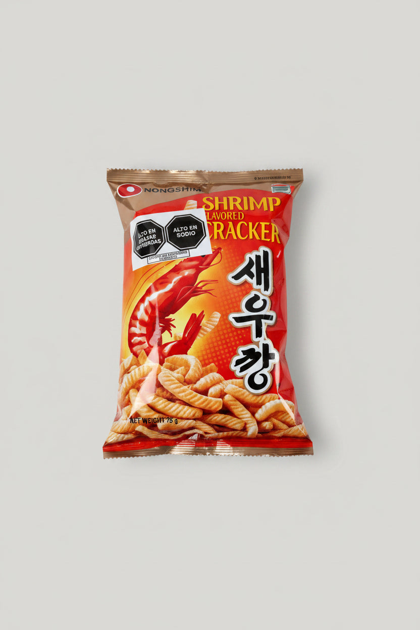 Nongshim Shrimp Cracker 90g | Snack Coreano de Camarón (Original)