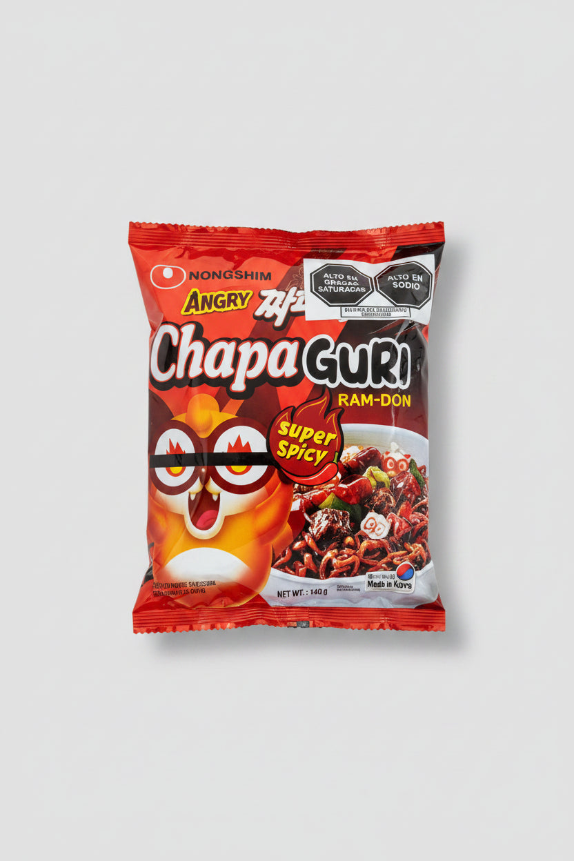 Nongshim Chapaguri Spicy 114g | Fideo Coreano Jajang con Mariscos