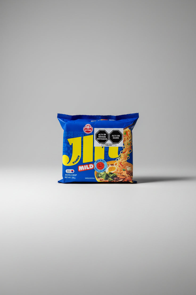 Ottogi Jin Ramen Mild 120g | Ramen Coreano (Sopa)