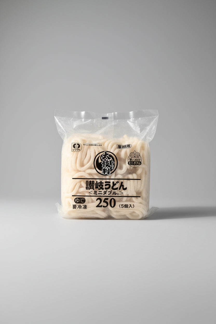 Taikoban Fideos Udon Precocidos Congelados 250g x5 - Pack Familiar