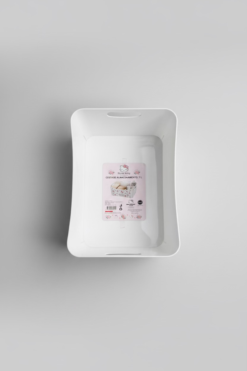 Cesta de Plastico - Hello Kitty