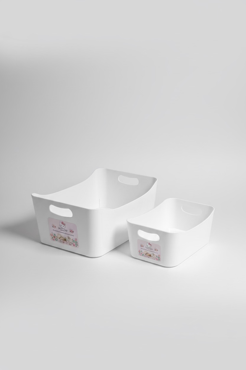 Cesta de Plastico - Hello Kitty