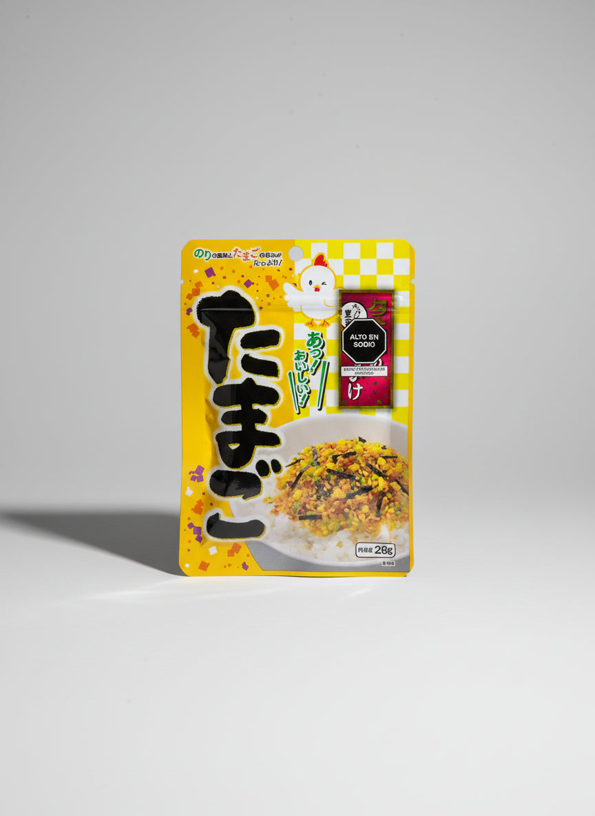 Furikake de Nori y Huevo (Tamago) Tanaka 28 g - Sazonador de Arroz