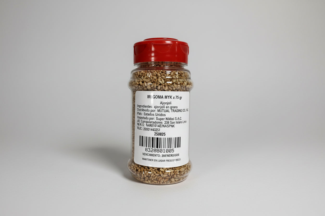 Ajonjolí en Grano Tostado Iri Goma Miyako 75 g