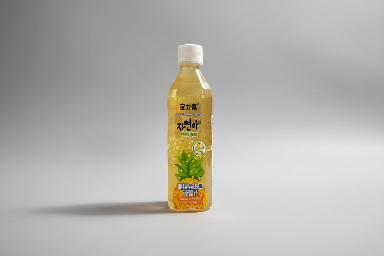 Bebida Coreana de Jugo de Piña Baolisu 500 ml