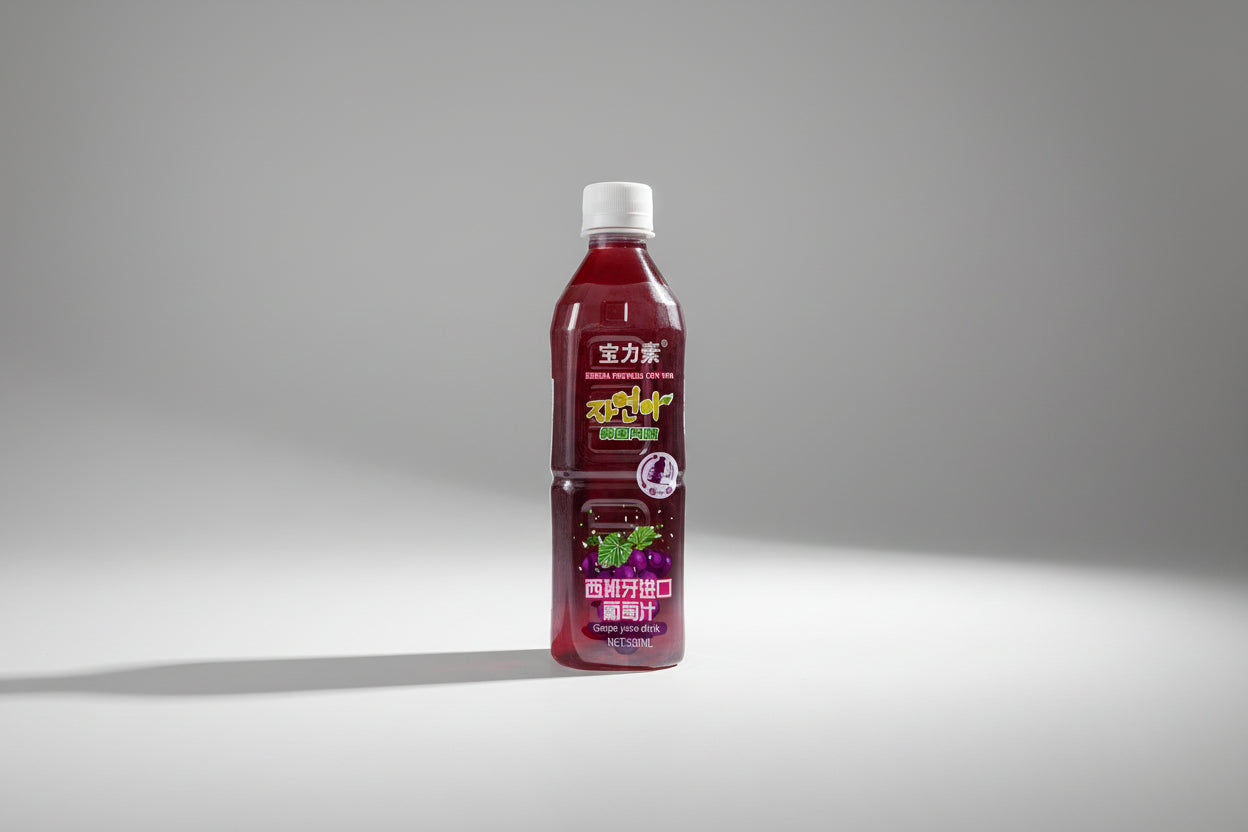 Bebida Coreana de Jugo de Uva Baolisu 500 ml