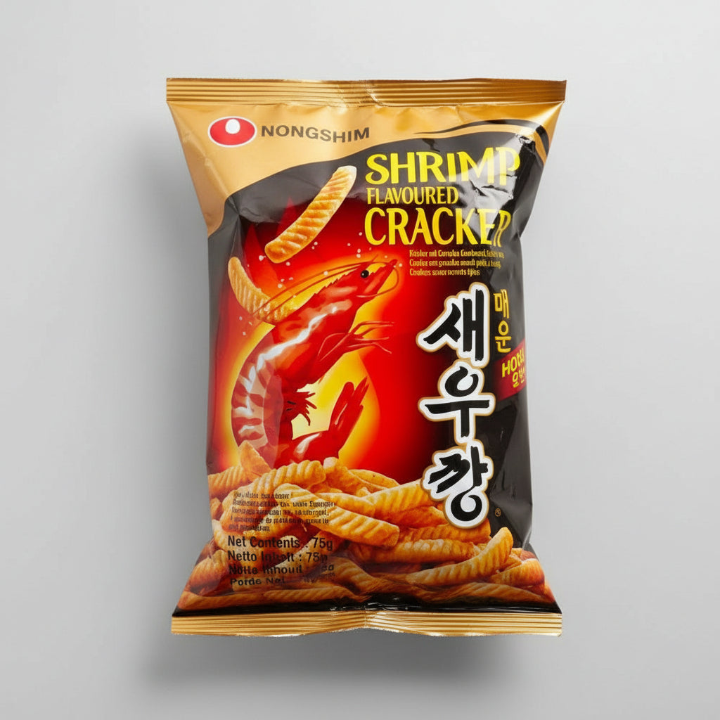 Snack Salado de Camarón Picantes Nongshim 75 g