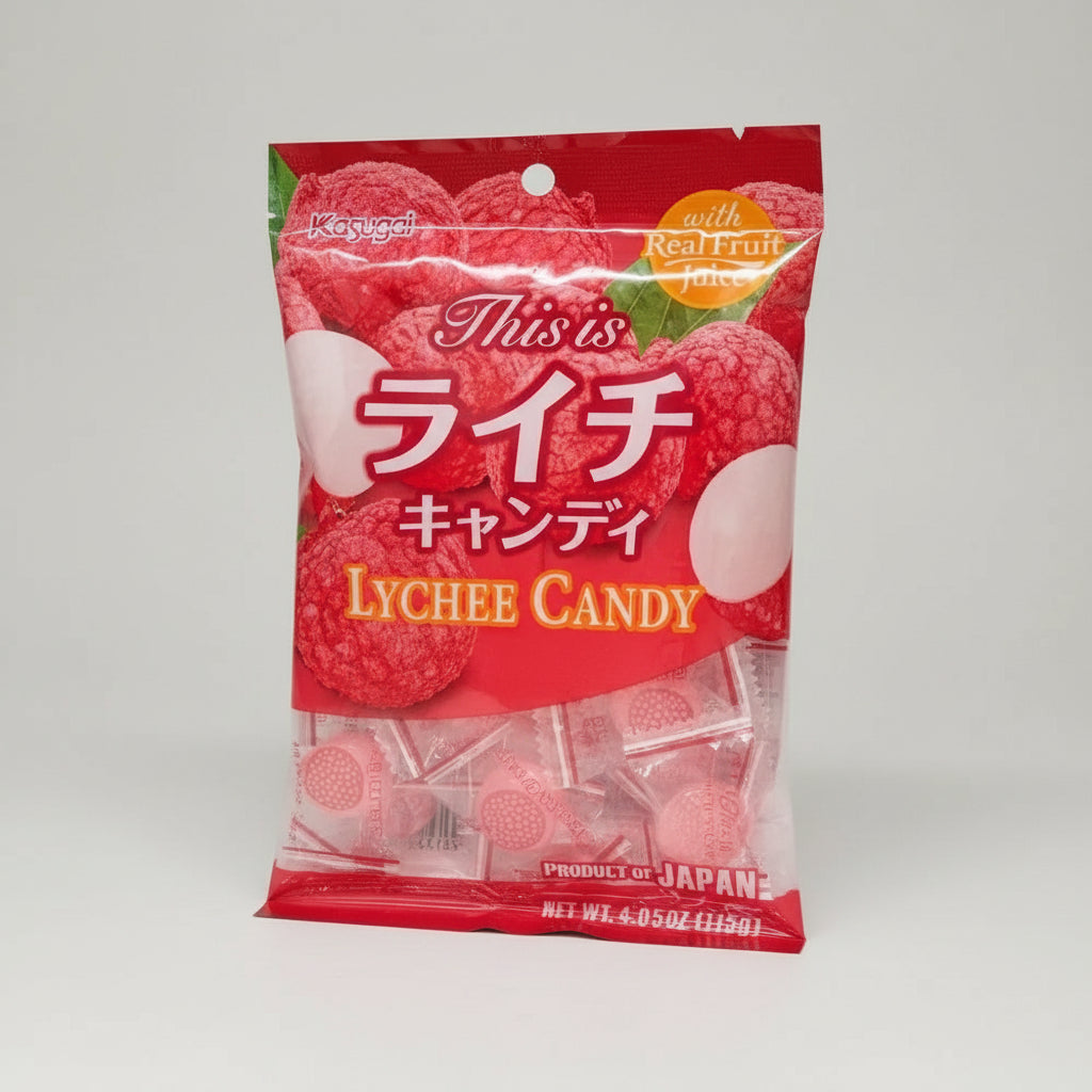 Kasugai Lychee Candy – Caramelos Sabor a Lychee